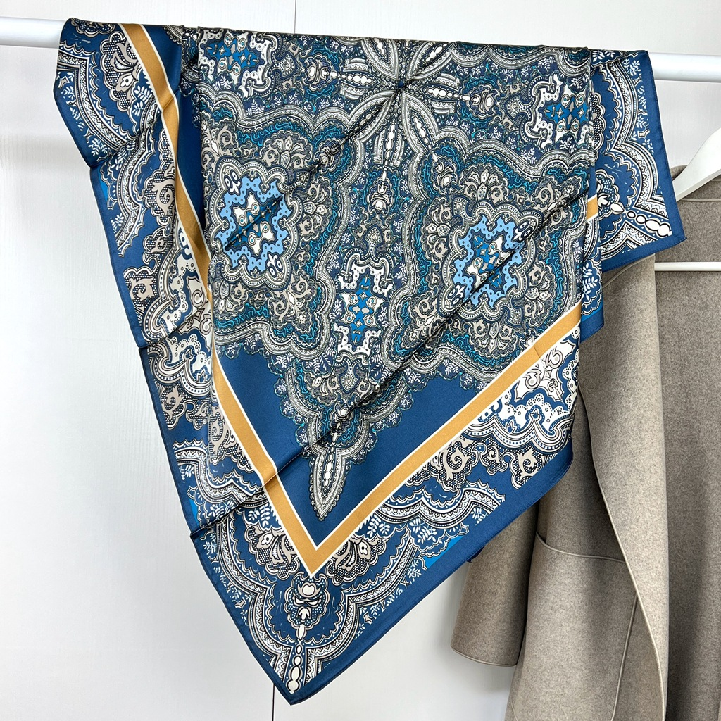 Dunhuang Silk Scarf | Hand-Dyed Desert Tones | Void Heritage