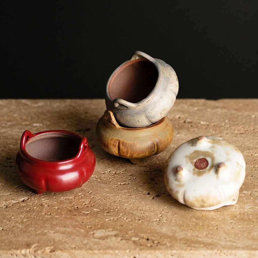 Ash Glaze Incense Holder | Meditation Object | Void Heritage