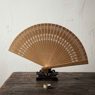 Sandalwood Folding Fan | Natural Fragrance