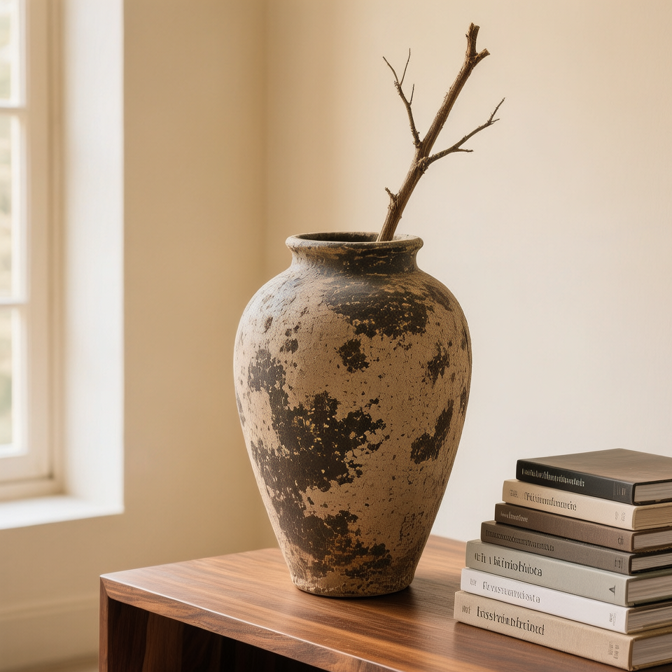 Wabi-Sabi Ceramic Vase — ash glaze ceramic | Void Heritage