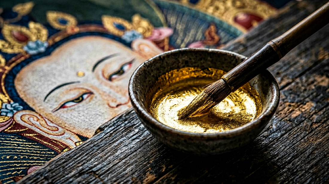Inside the Studio: Meeting a Thangka Artisan in Tibet — A Journey into Sacred Craftsmanship -  Void & Heritage