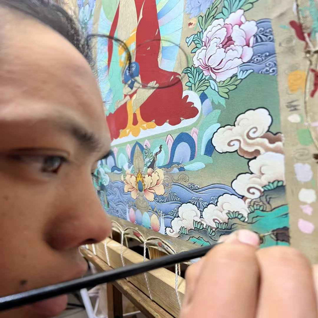 Hand-Painted Thangka | Intangible Cultural Heritage Inheritor Series