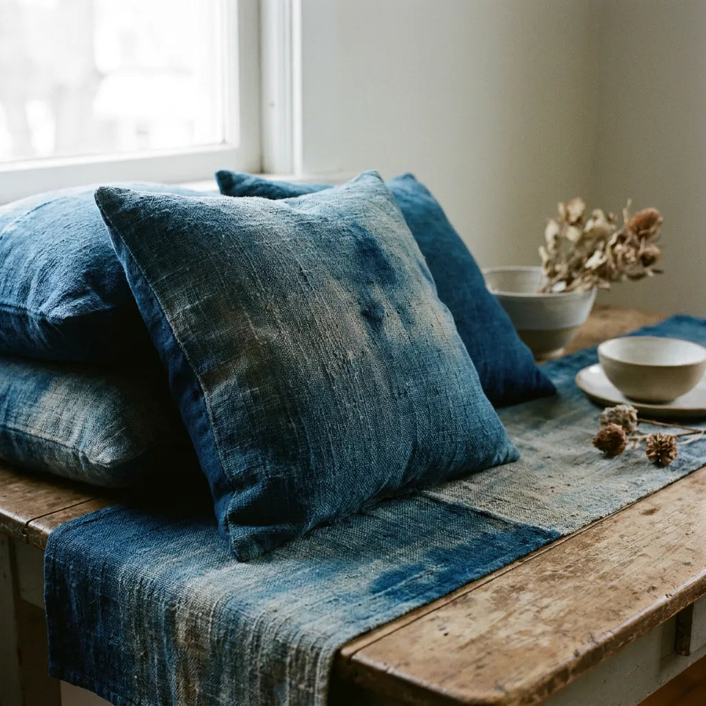 Natural linen table setting